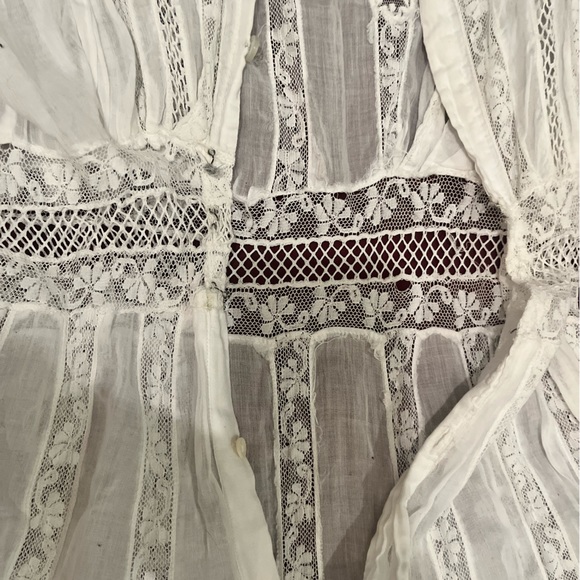 ANTIQUE 🌹ROMANTIC 🌹EDWARDIAN TEA DRESS - Picture 9 of 14